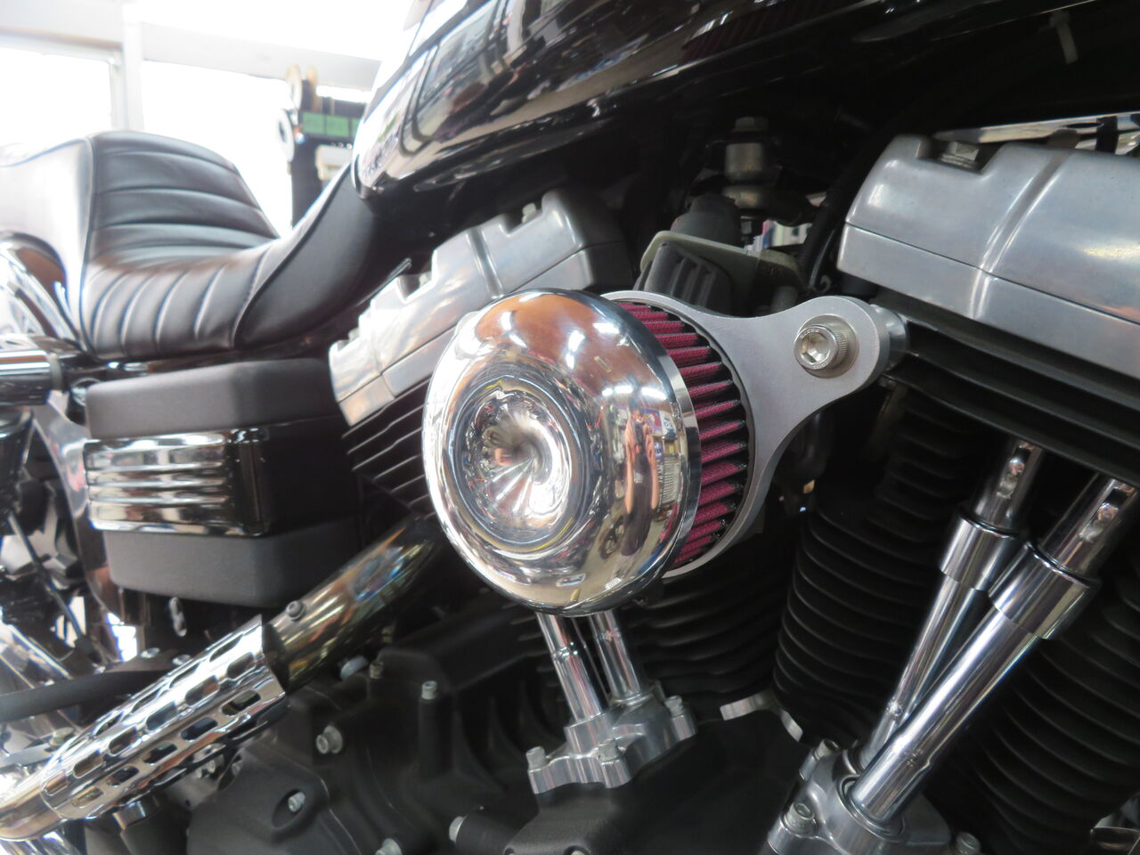 2012年式FXDB 4inエアクリーナーに交換！！！ : HarleyDavidsonパーツ
