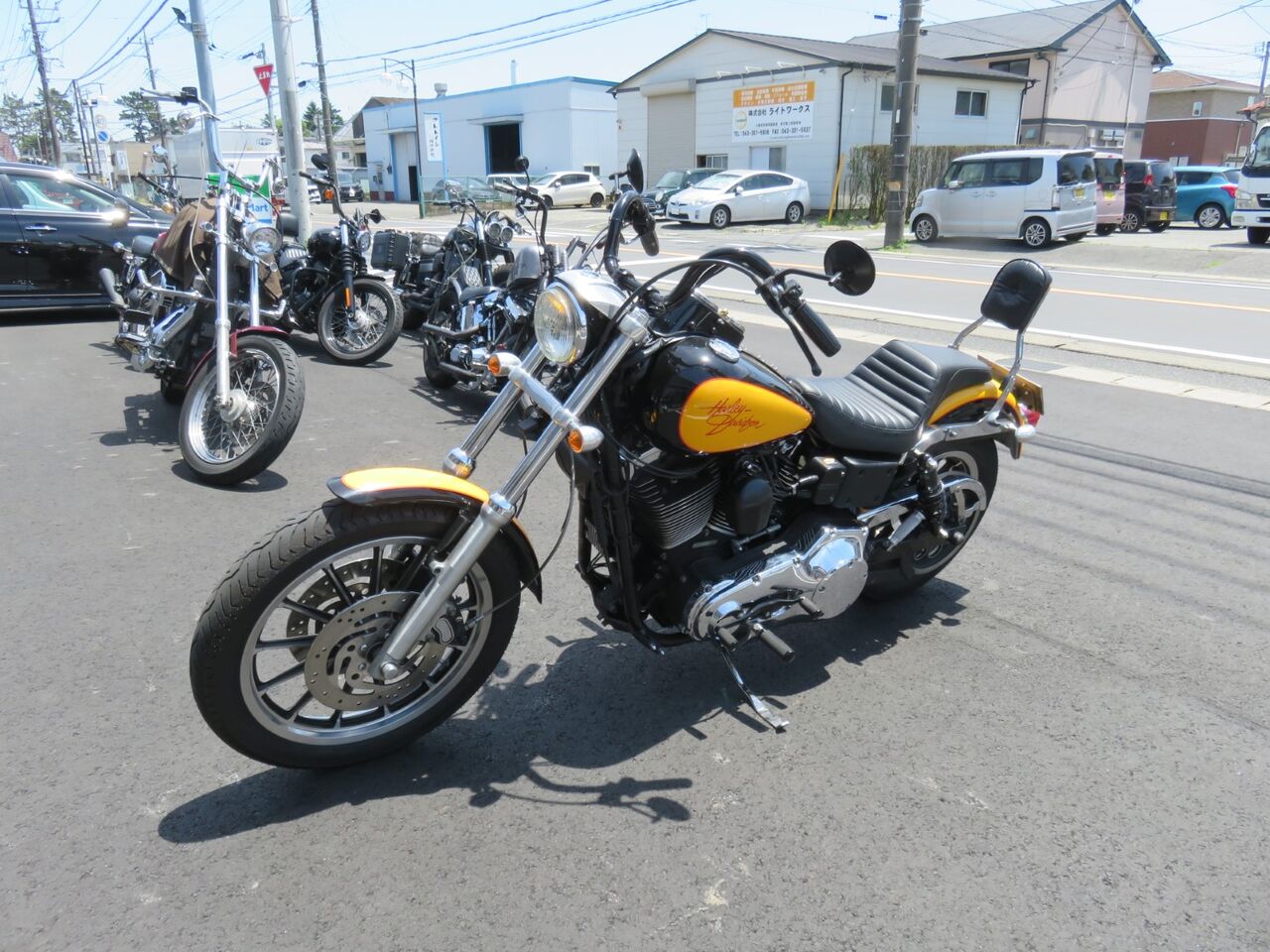 2000年式FXDL ハンドル一式・前後ウインカー交換