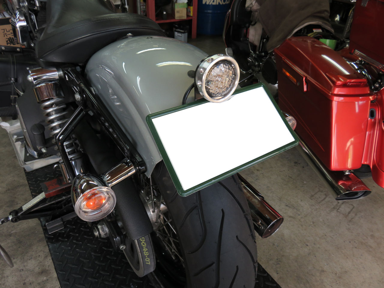 ハーレー純正 ダイナ FXDB 配線付き スパルトテール リアフェンダー