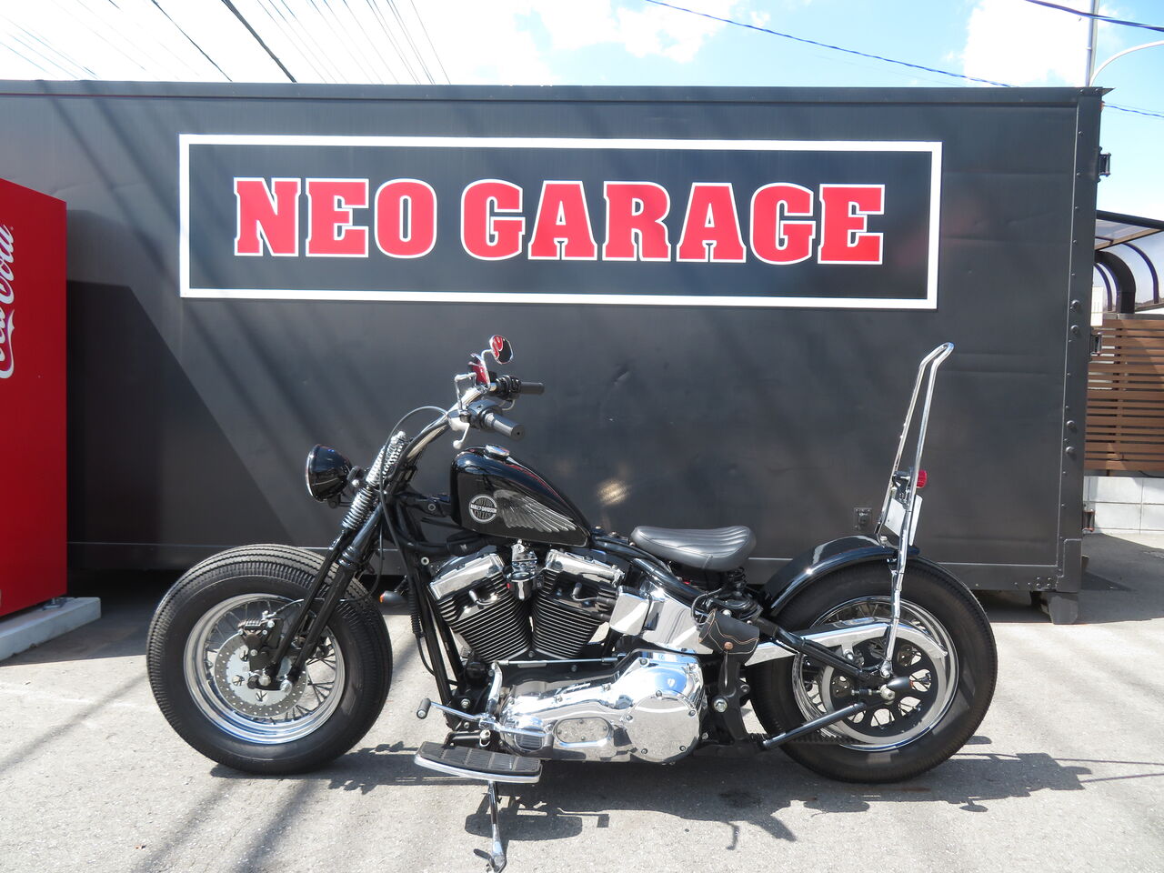 カスタム価格 16,500円⭕️1点物◎CUSTOM C.Flex◎6.9 🌟遂に車両販売再開！！🌟【2002FLSTC】ボバーカスタム