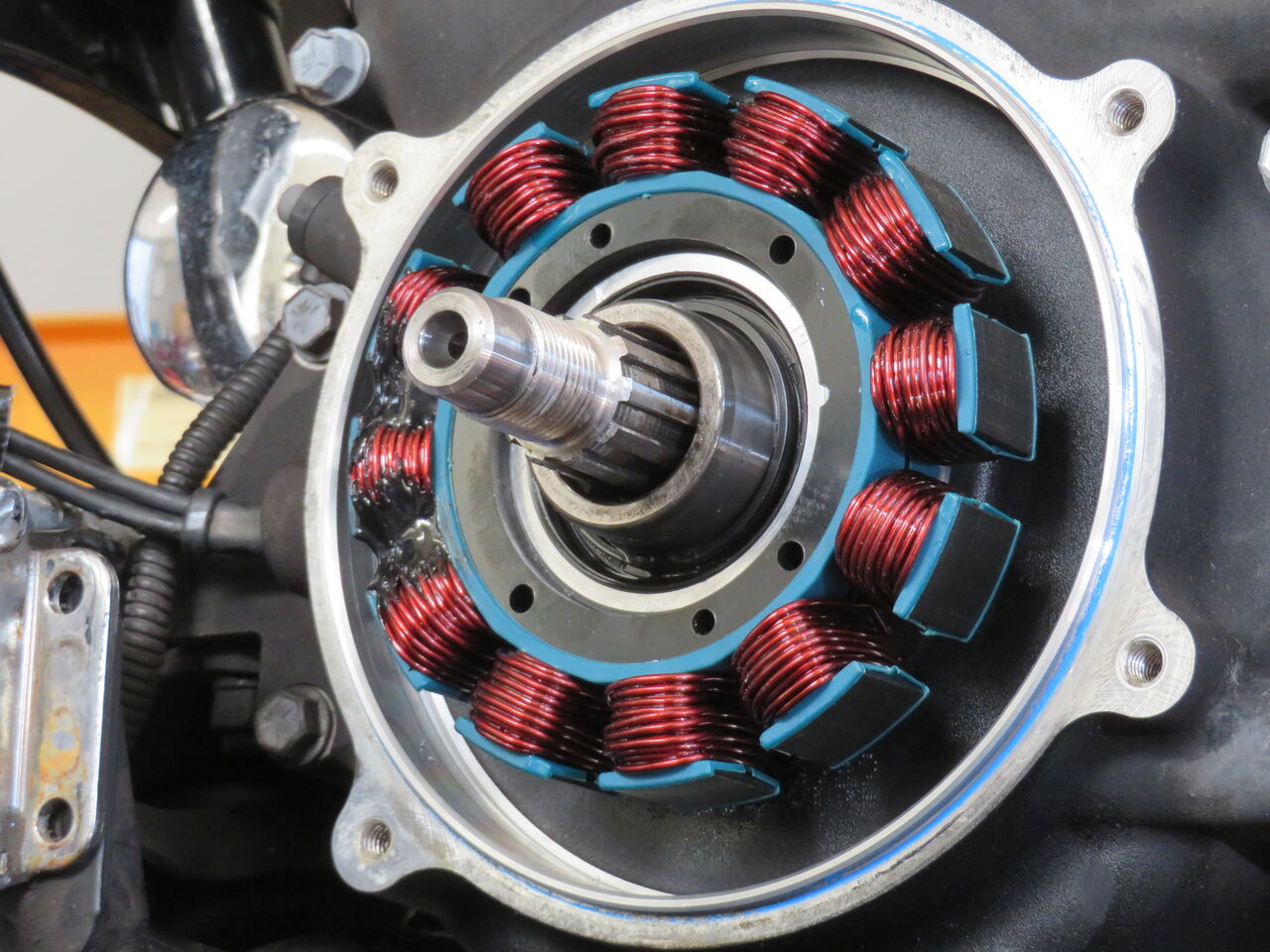 2005年式FLHRS ステーターコイル交換・各種メンテナンス 