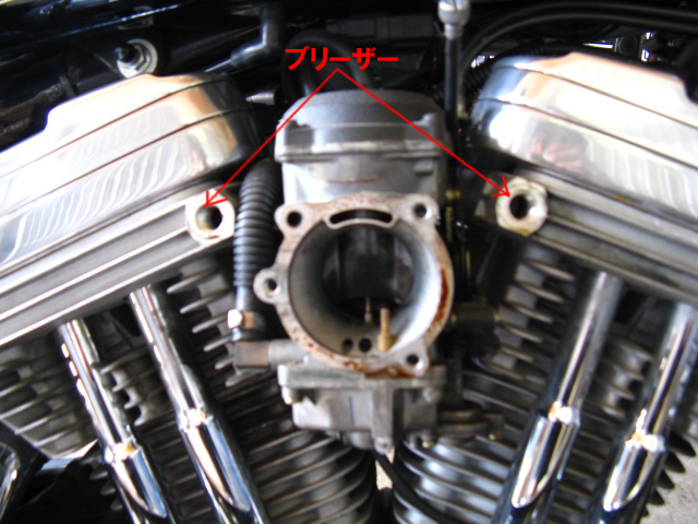 2003年式 XL883 スポーツスター SUエアクリーナー取り付け 2003年式 XL883 スポーツスター SUエアクリーナー取り付け
