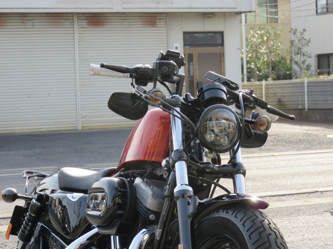 2011年式XL1200X ハンドル一式交換 : HarleyDavidsonパーツ