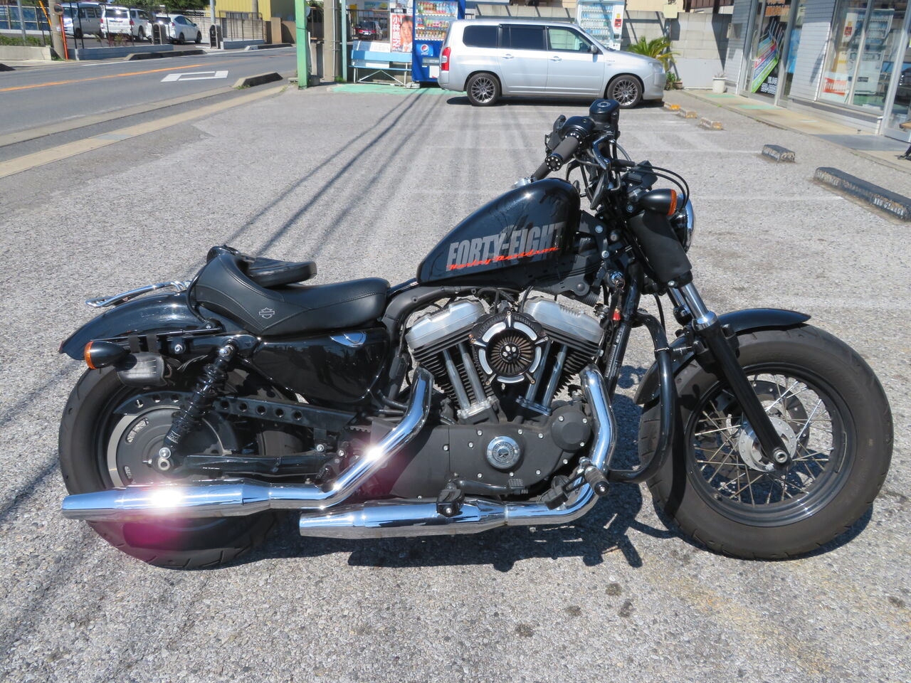 2012年式XL1200X ライザーエクステンション取り付け : HarleyDavidson 