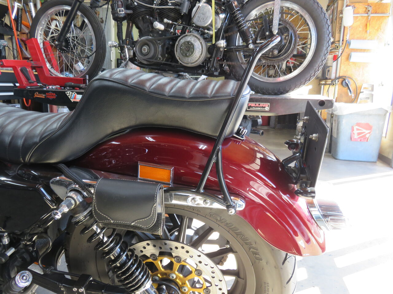 2008年式XL1200R シーシーバー交換！！！ : HarleyDavidsonパーツ 