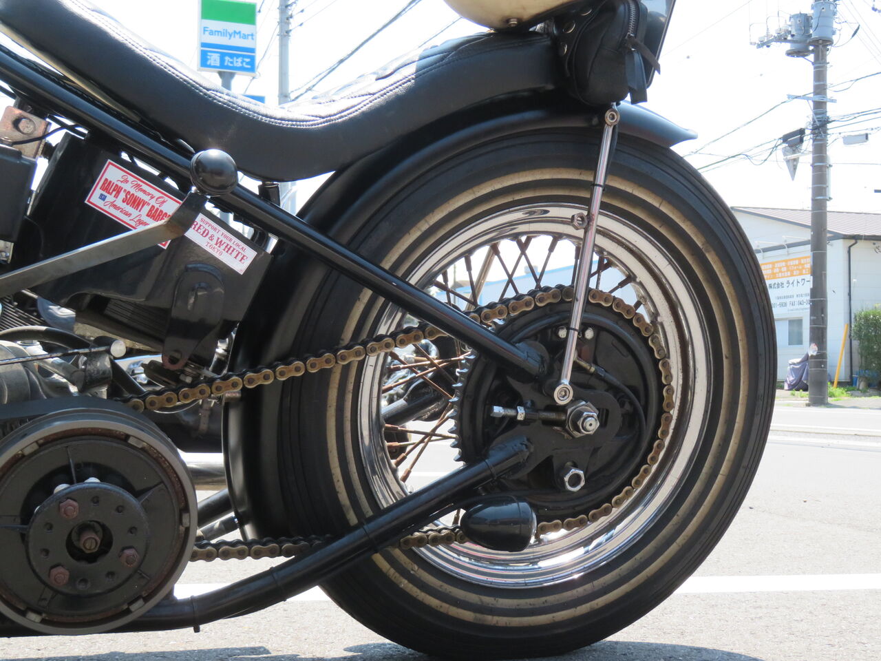 🌟ショベルカスタム🌟1977式FX1200 タンク交換・フェンダー塗装