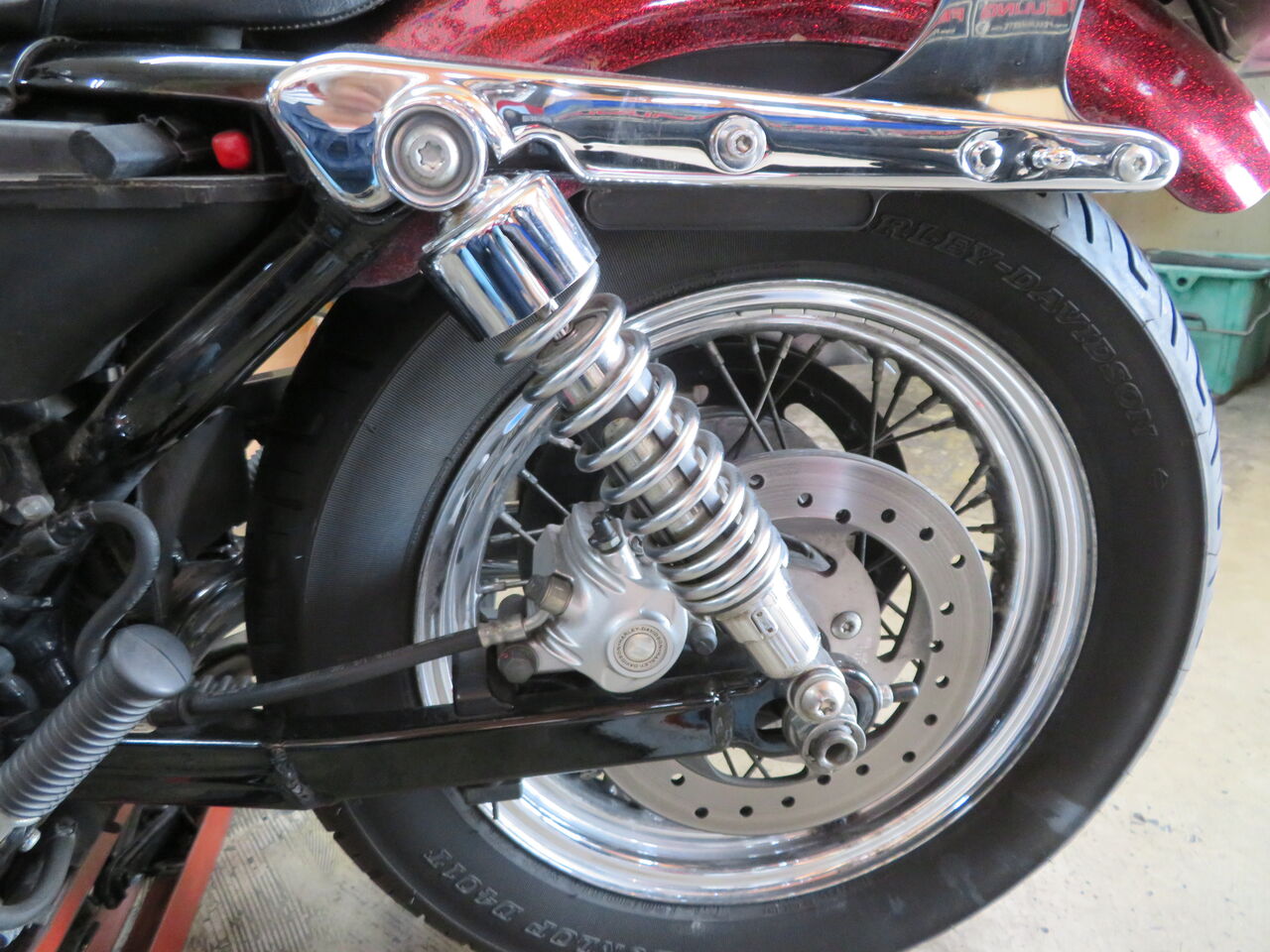🌟ロングフォーーーーーーク🌟2012年式XL1200V インナーチューブ交換他