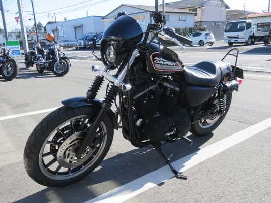 2007年式XL883R フロントダブルキャリパー交換！！！