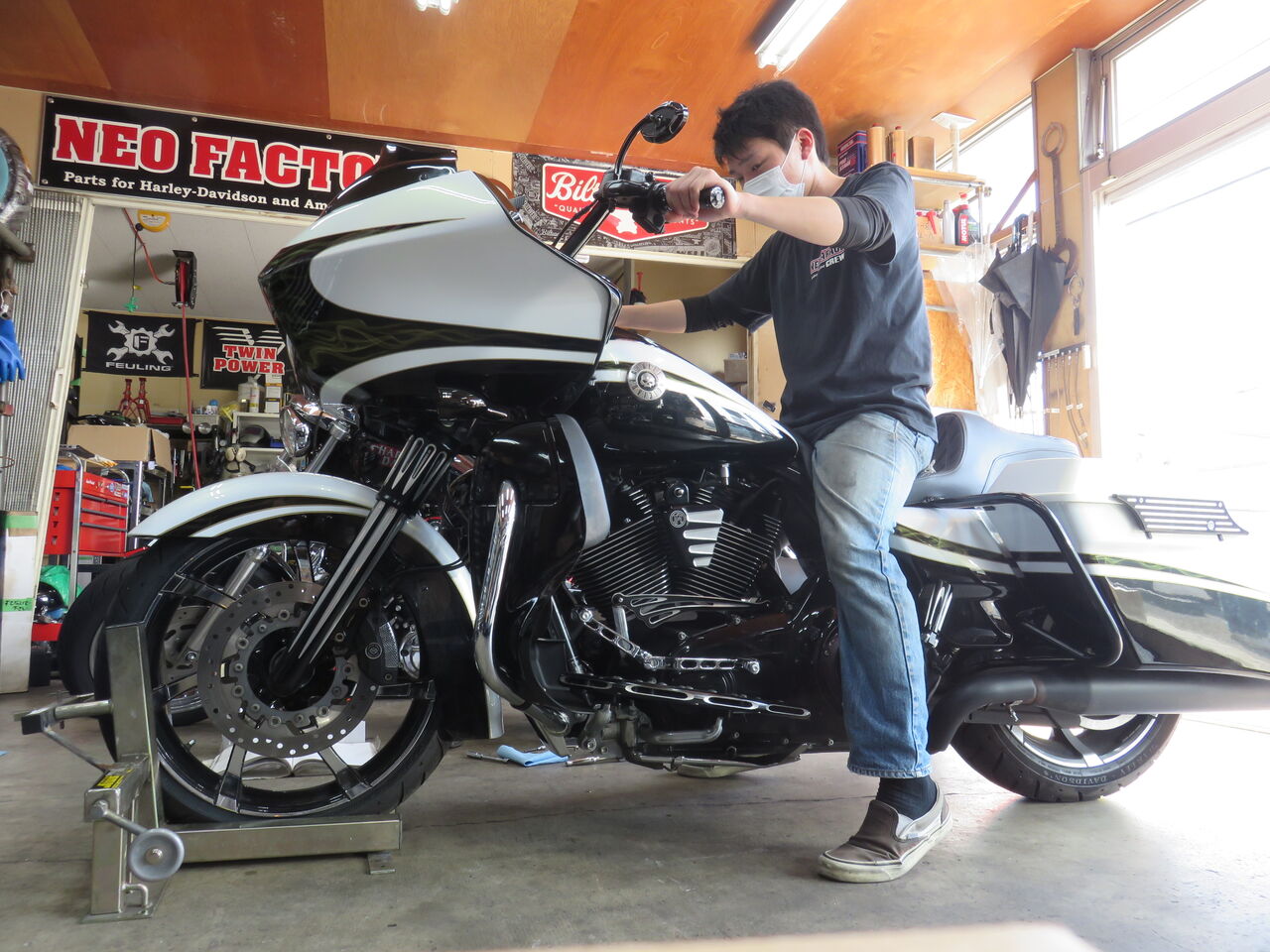 2012年式FLTRXSE リアロワリング！！ : HarleyDavidsonパーツ 