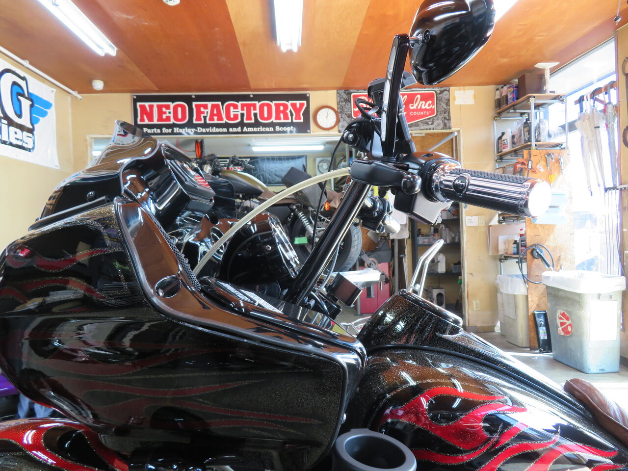 ☆2013年式FLTRX☆ハンドルの角度調整☆大事です。 : HarleyDavidson 