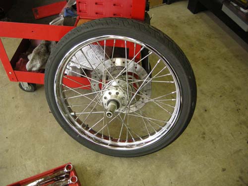 2007年式FXST フォークインナーチューブ交換 ￥39,700