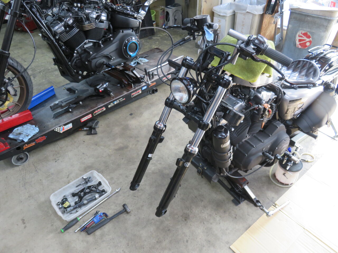 ☆2014年式XL1200X☆48だってロングフォーク