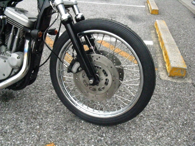 2000年式XL1200S 前後ホイール＆タイヤ ビンテージカスタム
