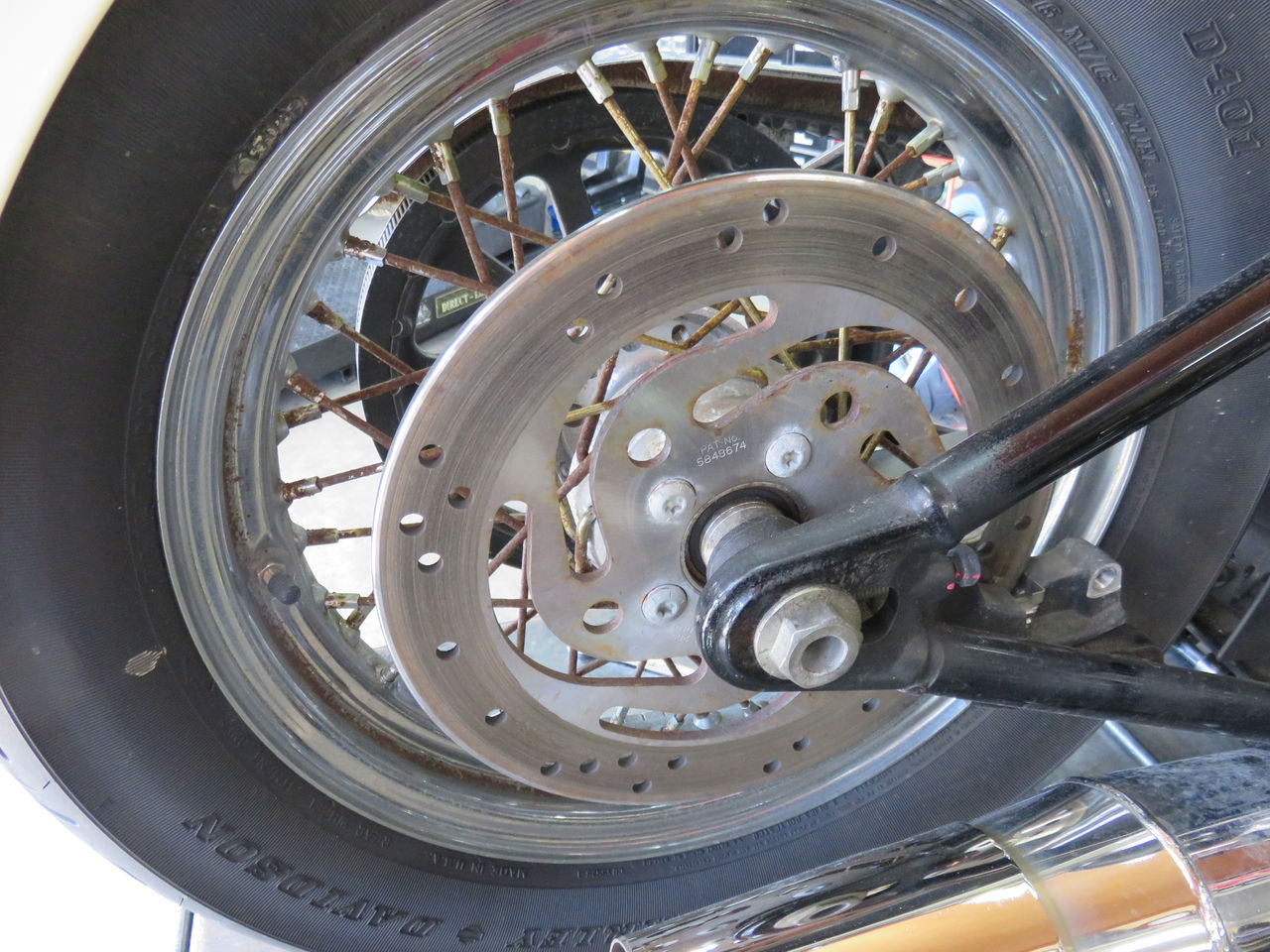 2009年式FLSTC 前後ファットスポークホイール！！ : HarleyDavidson