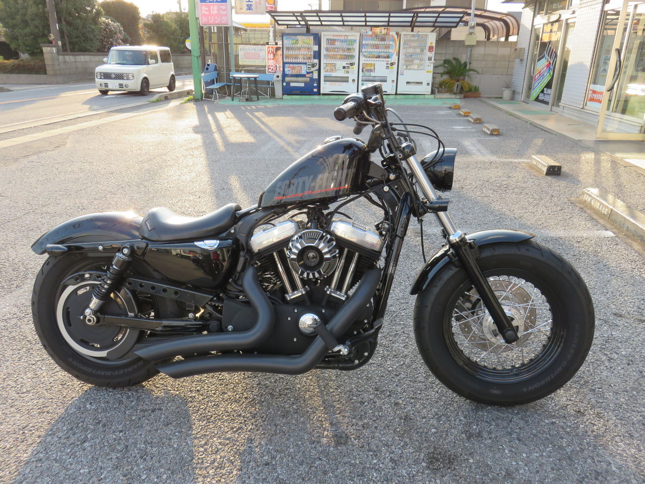 2013年式XL1200Xのフロントエンドカスタム : HarleyDavidsonパーツ