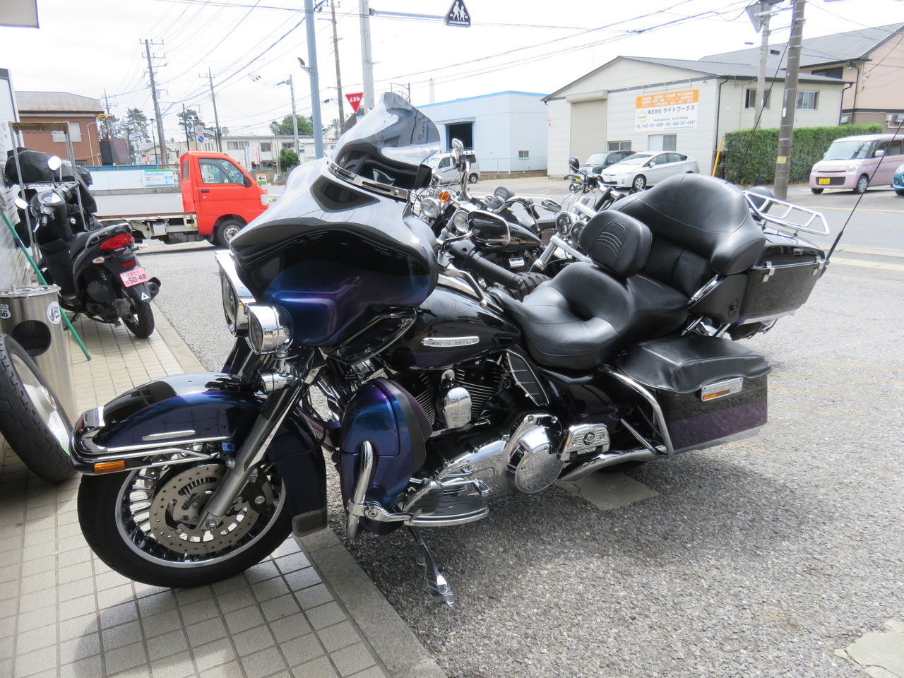 2010年式FLHTK ハンドル一式交換！！ : HarleyDavidsonパーツ 