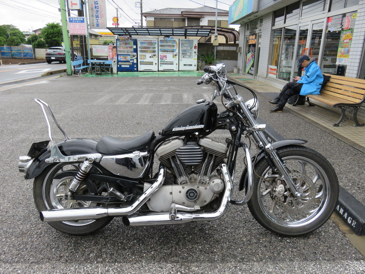 【とんぼ】2020年式 XL1200Xホイール前後取り外し マフラー交換（取り外し）（ハーレーダビッドソン XL1200X
