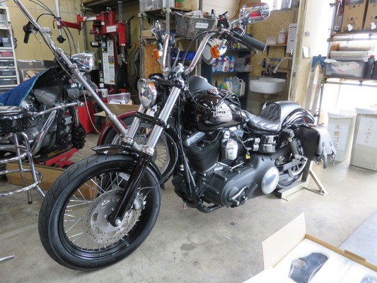 2014年式FXDB ロングフォーク化!! : HarleyDavidsonパーツ 2014年式FXDB ロングフォーク化!! : HarleyDavidsonパーツ