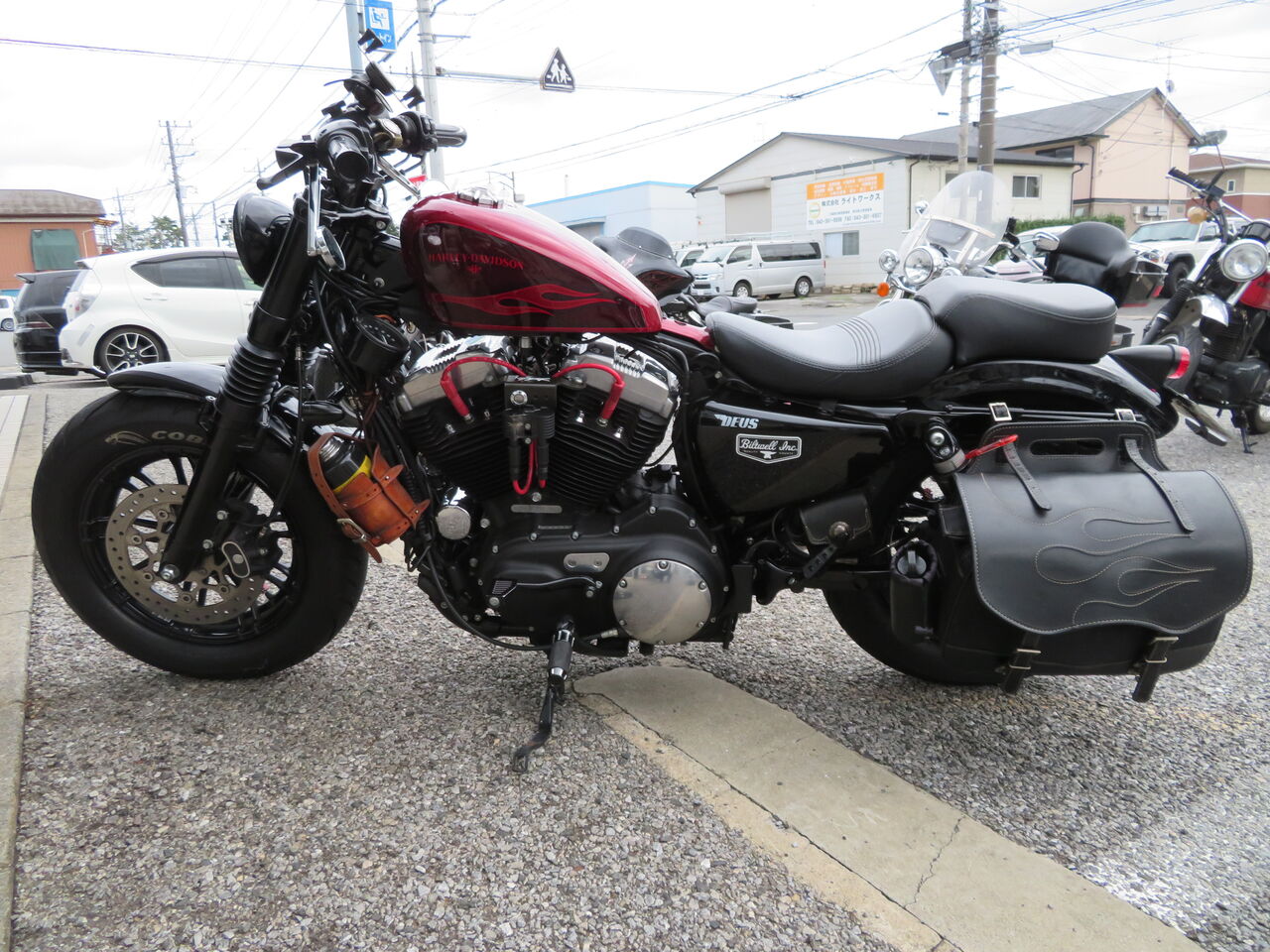 2017年式 XL1200X タンクアップ＆配線処理 : HarleyDavidsonパーツ 