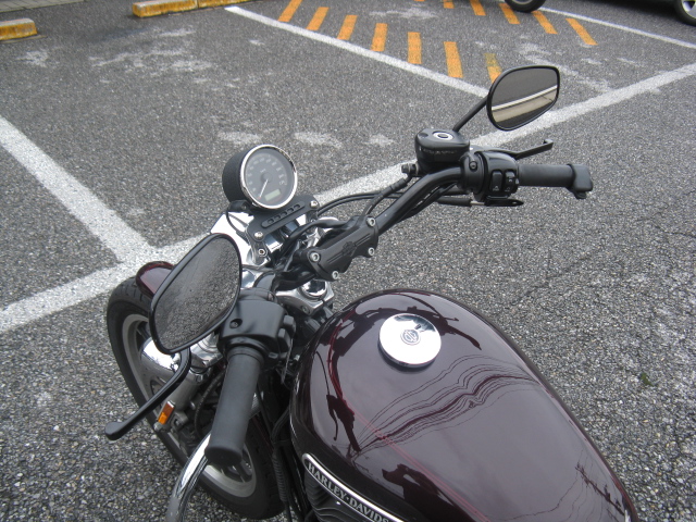 2007年式XL1200L ハンドル・ライザー交換 : HarleyDavidsonパーツ