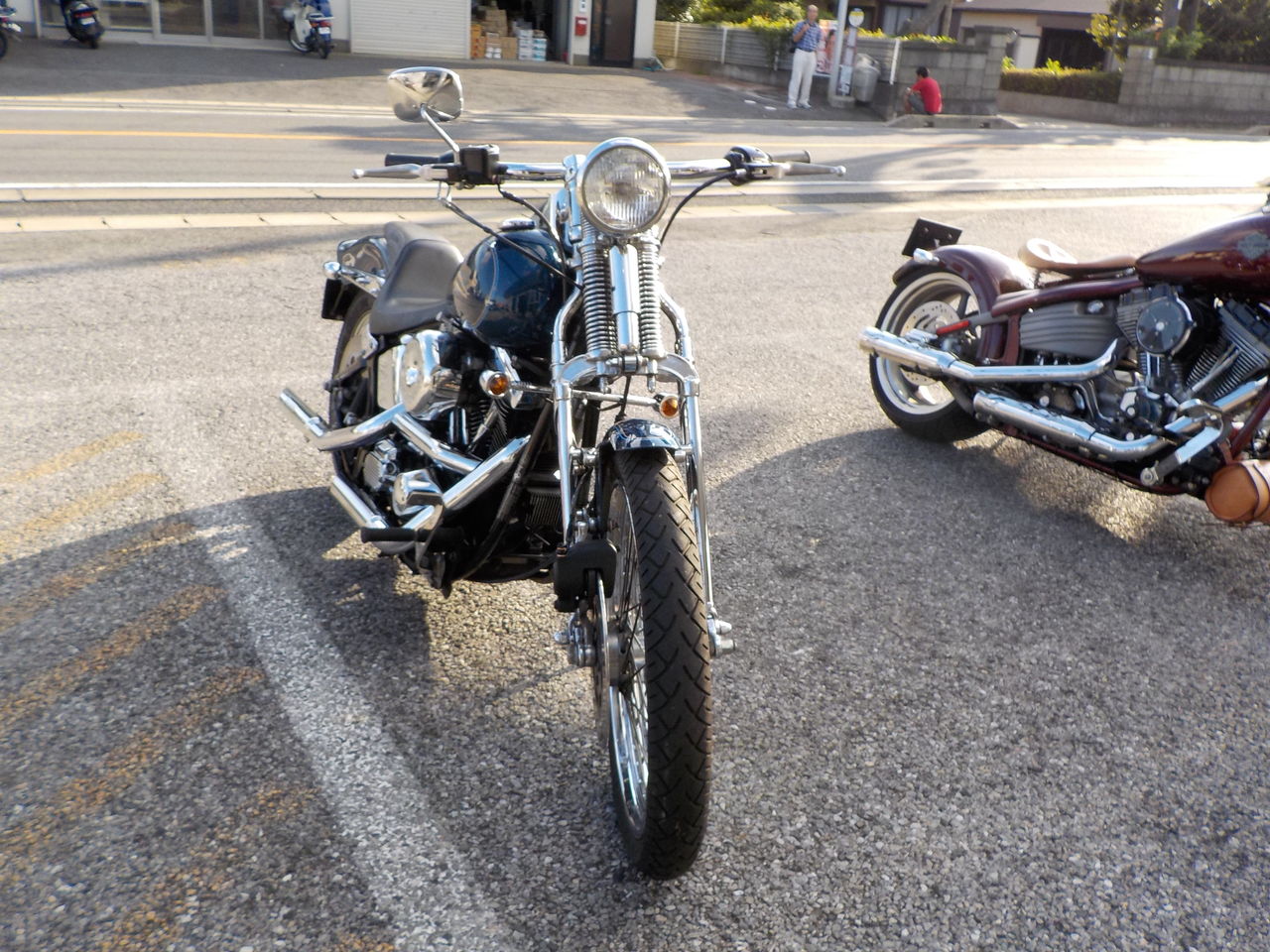 1998年式FXSTS ハンドル交換！WILD1 : HarleyDavidsonパーツ 