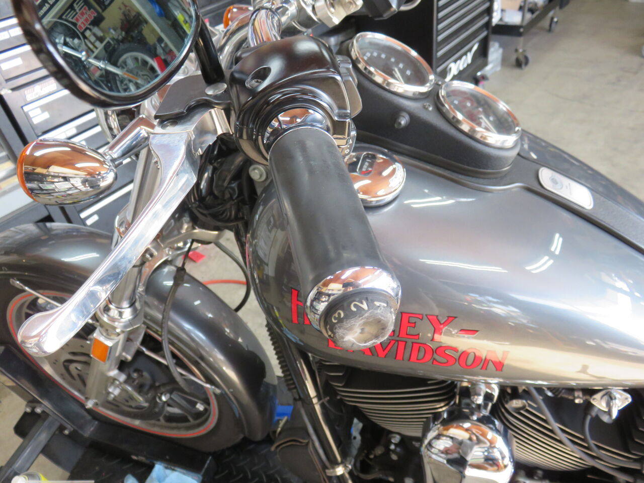 2003年式FXDLにTAKEGAWA製のヒートグリップ装着！！ : HarleyDavidson 