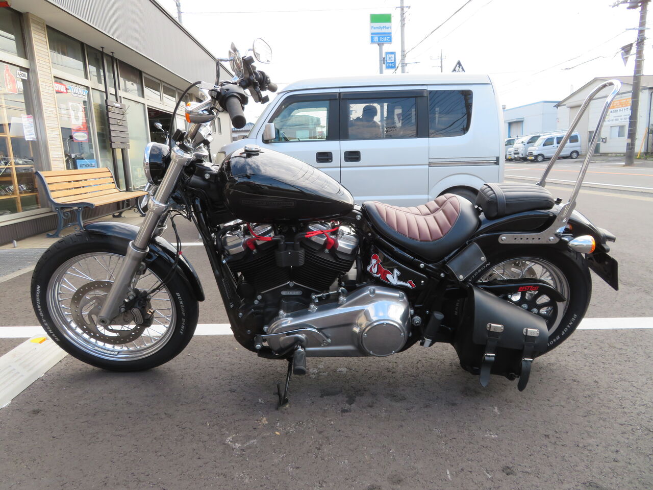 ☆2020年式FXST☆ちょいワル？ちょいロワリング