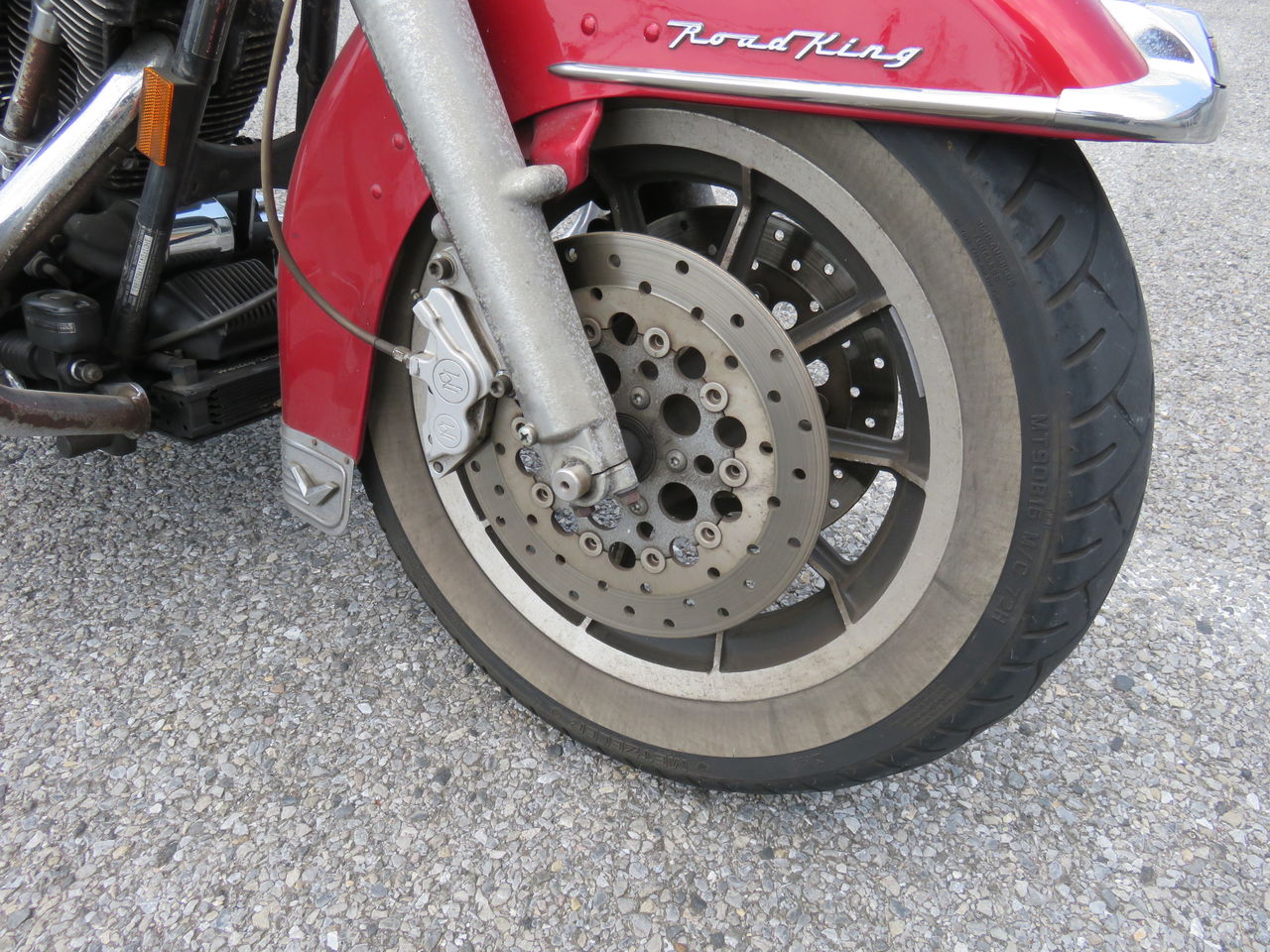 1999年式FLHR 前後タイヤ、オイル一式交換 : HarleyDavidsonパーツ 