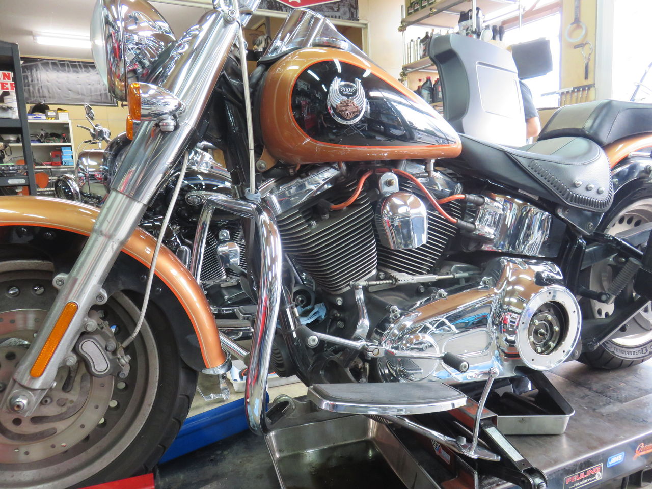 HarleyDavidsonパーツディストリビューター ネオファクトリー & カスタムショップ ネオガレージブログ : 2008年式FLSTF