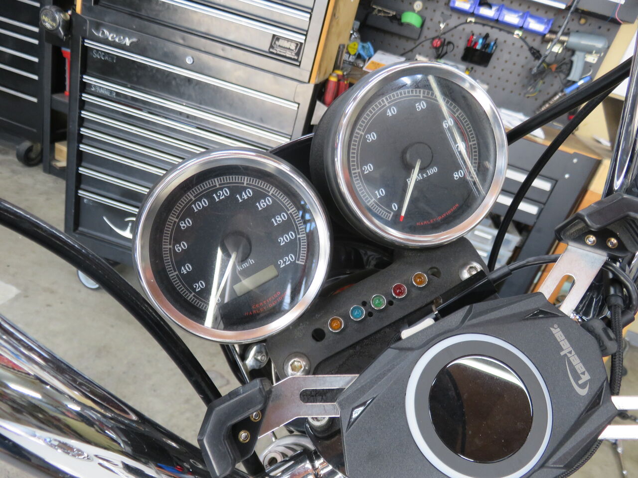 2001年式XL1200S 高性能spメーターへ交換！！！ : HarleyDavidson