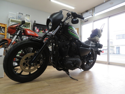 2021年式XL1200NS ウインカーを小っちゃく