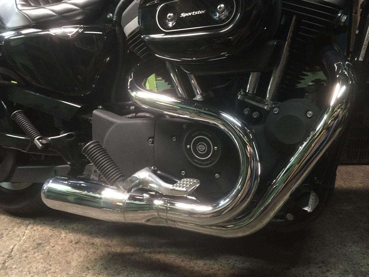 ☆Made in JAPAN！スポーツスター用2in1フルエキゾースト