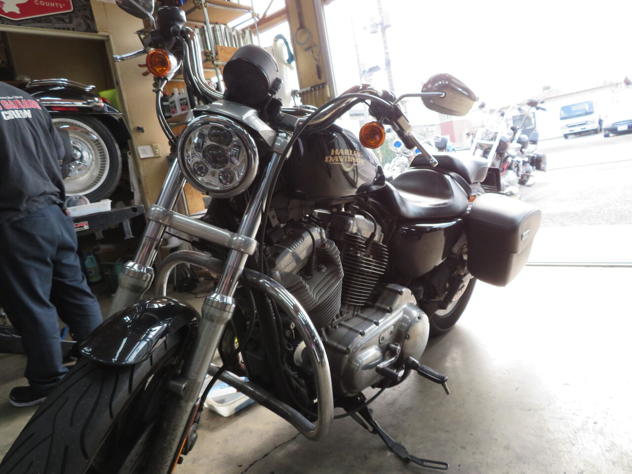 2009年式XL883L 吸気周りの清掃！！ : HarleyDavidsonパーツ