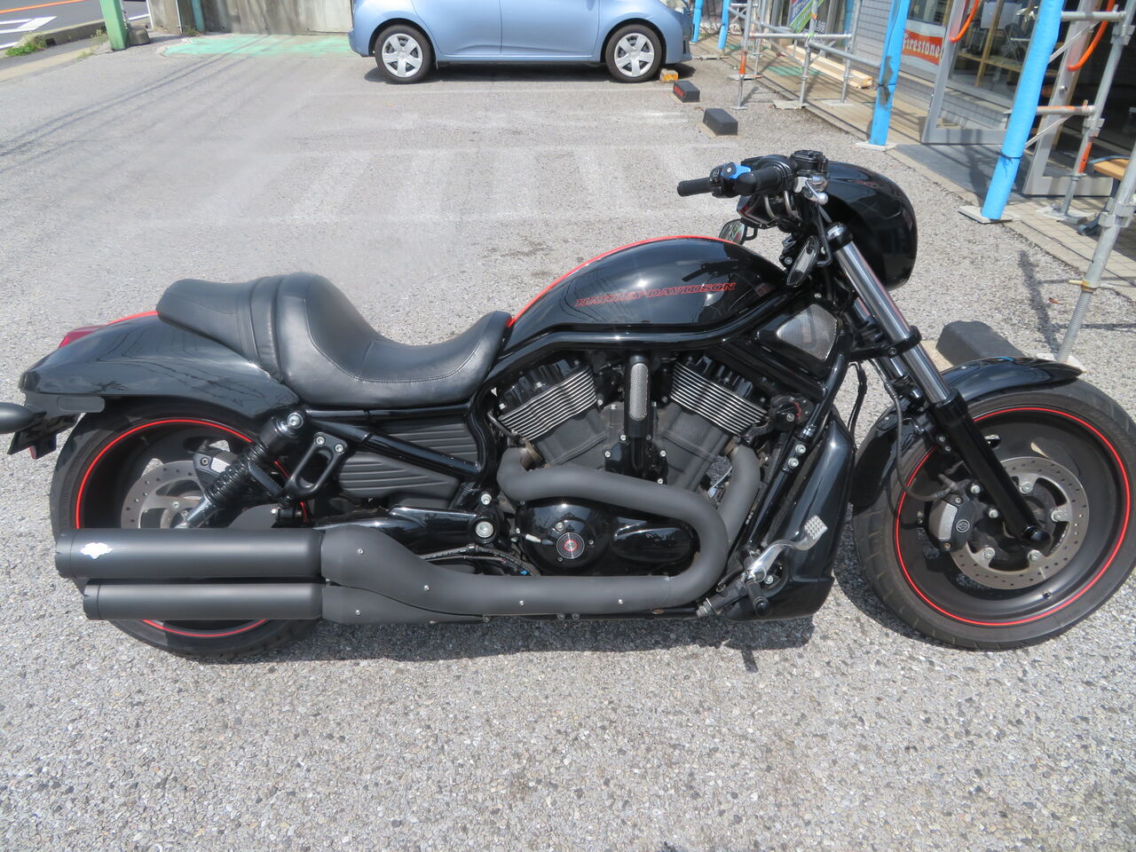 2009年式 VRSCDX フォークオイル漏れ修理 : HarleyDavidsonパーツ 