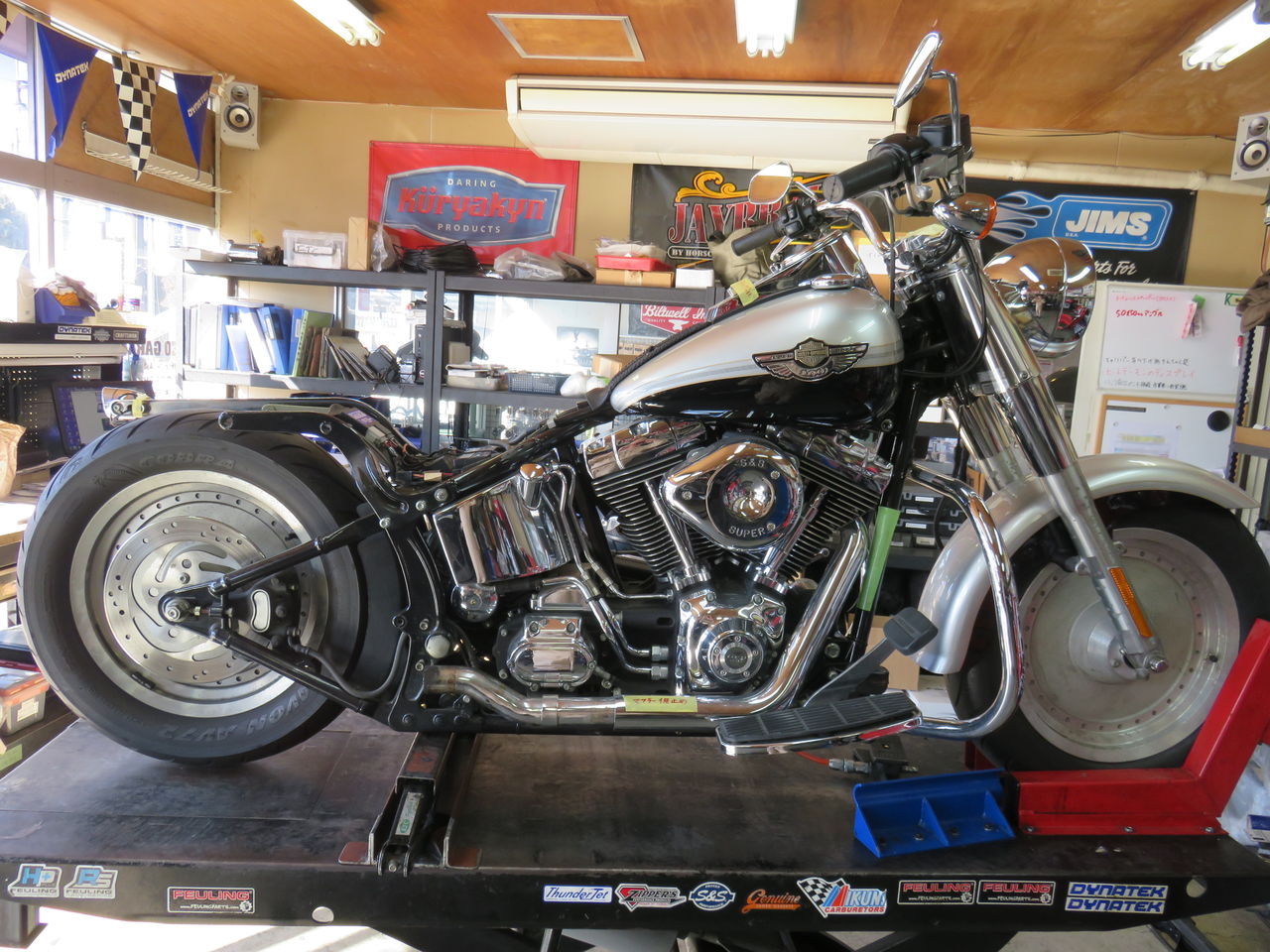 2003年式FLSTFの修理＆ハンドルその他・・・の巻 : HarleyDavidson 