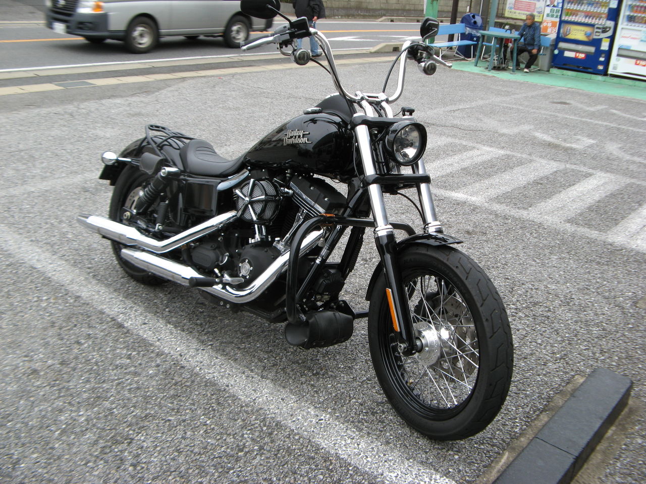 2013年式FXDB ダイナ・ストリートボブにトラックテック装着