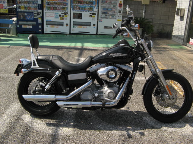 2009年式FXDB ダイナ・ストリートボブにショートショック&タンクアップ