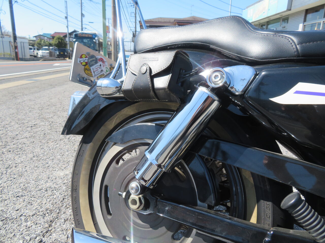 2013年式XL1200Vのリアショック交換！ : HarleyDavidsonパーツ
