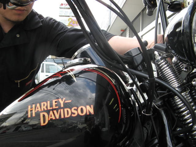 Harley-Davidson FLSTSB クロスボーンズ 純正タンクパネル Harley-Davidson FLSTSB クロスボーンズ 純正タンクパネル