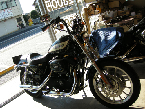 1/1 2007年式XL1200R フロントブレーキスイッチ修理 : HarleyDavidson