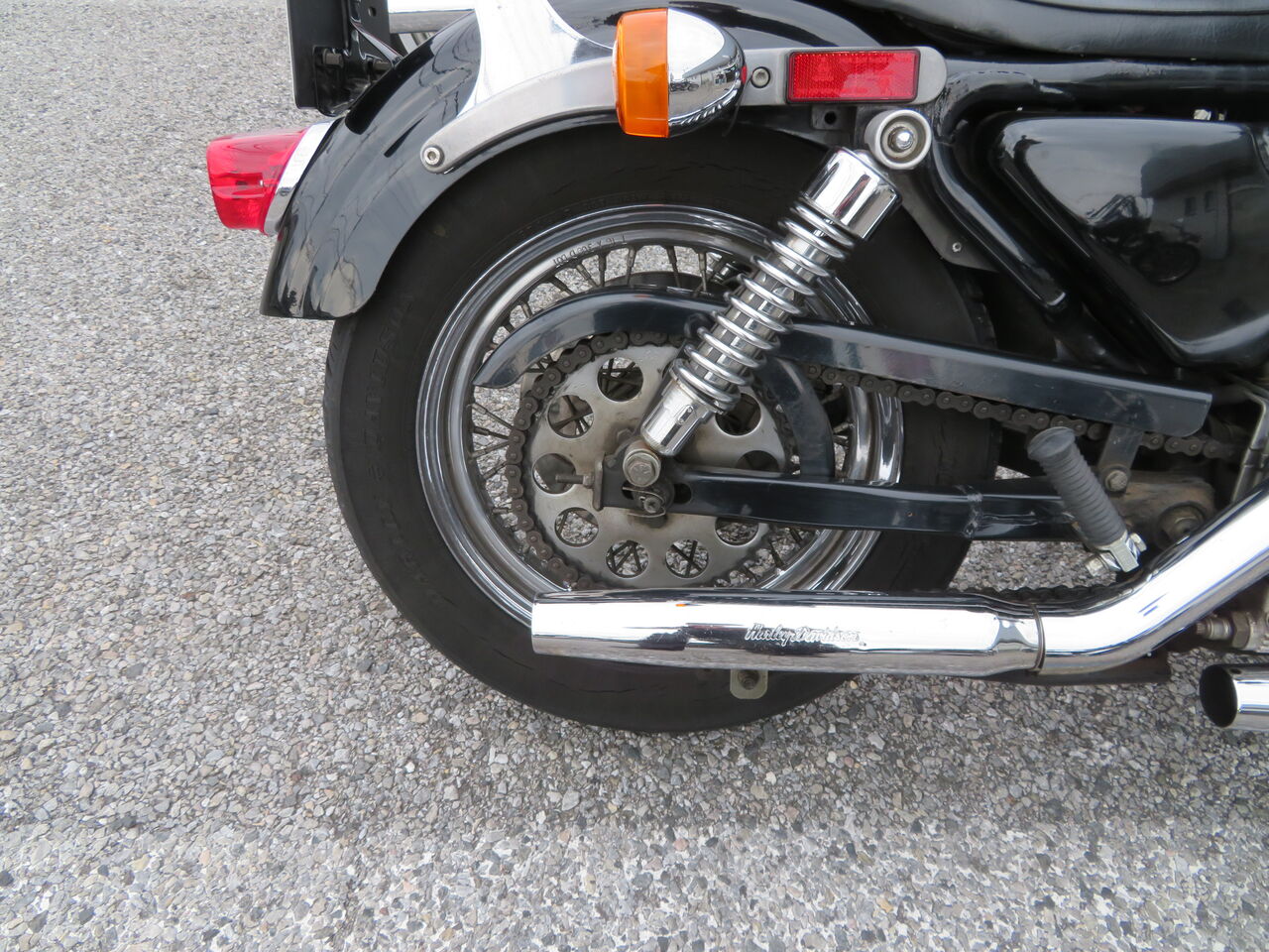 XL883.スポーツスターダンロップリアタイヤ ハーレーのタイヤ