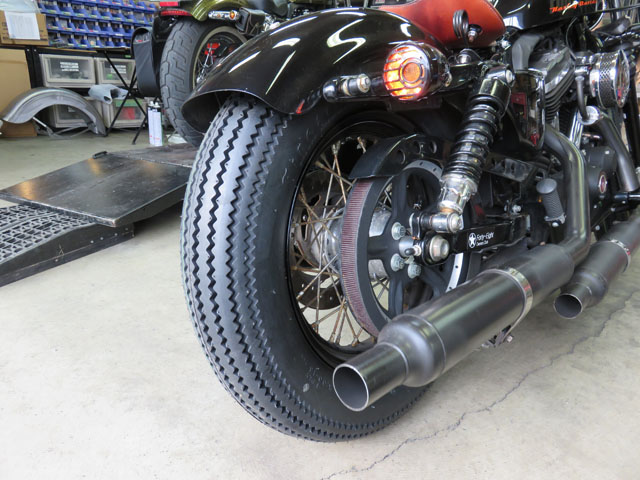 2012年式XL1200X ファイヤーストーンのタイヤに交換+α