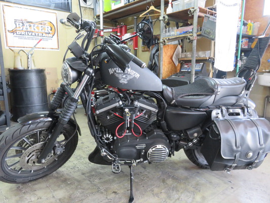 2008年式XL883R　ハイフラ修理！！！