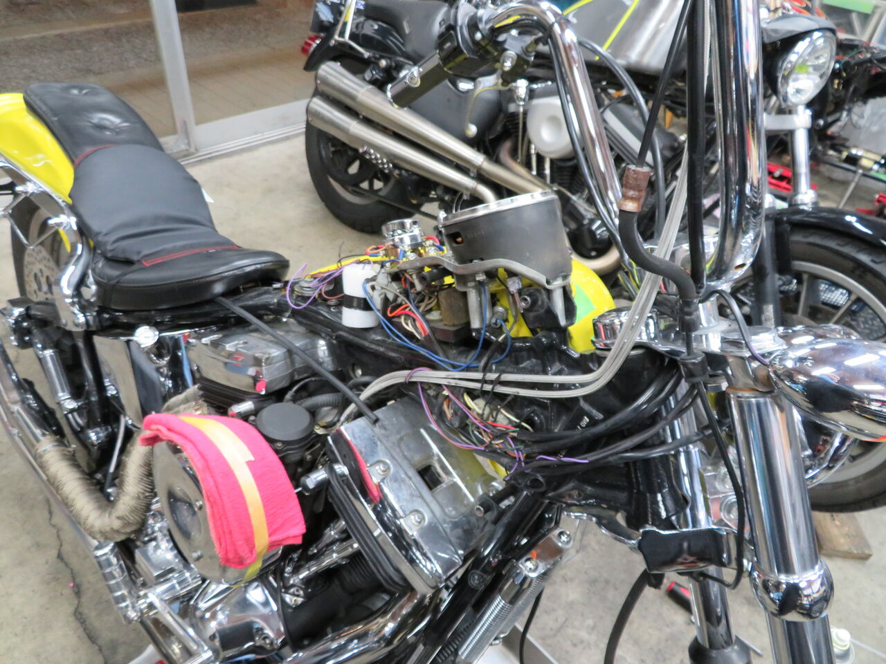 1993年式FXSTCを色々カスタム : HarleyDavidsonパーツ