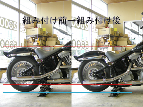 1/17 ソフテイル用ロワリングキット商品紹介 : HarleyDavidsonパーツ