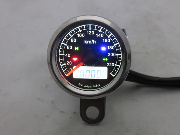 機械式ミニメーター インジケーター内蔵 ガレージt f製 有限会社