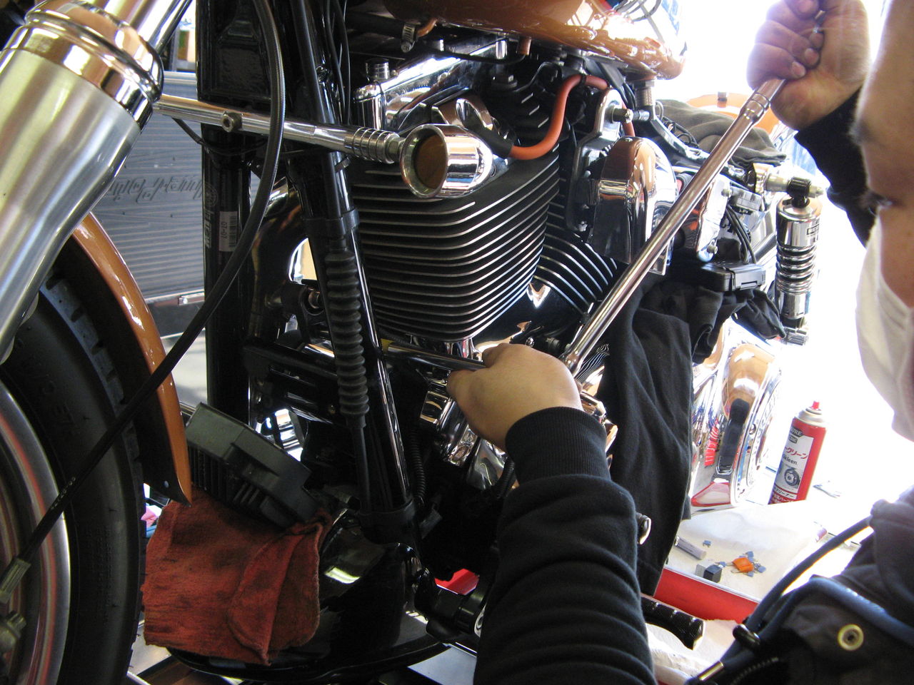 2008年式FXDL ダイナ・ローライダーにサンダーマックス取付 2008年式FXDL ダイナ・ローライダーにサンダーマックス取付