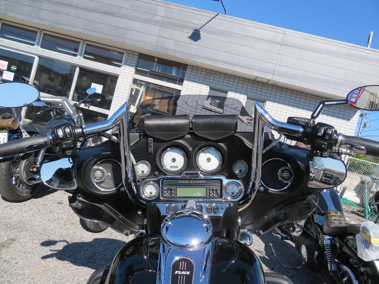2009年式FLHX とんがりハンドルへ交換！！ : HarleyDavidsonパーツ 