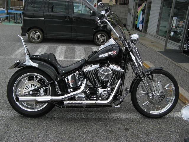 2003年式FXSTS スプリンガーソフテイル HSRキャブ取付