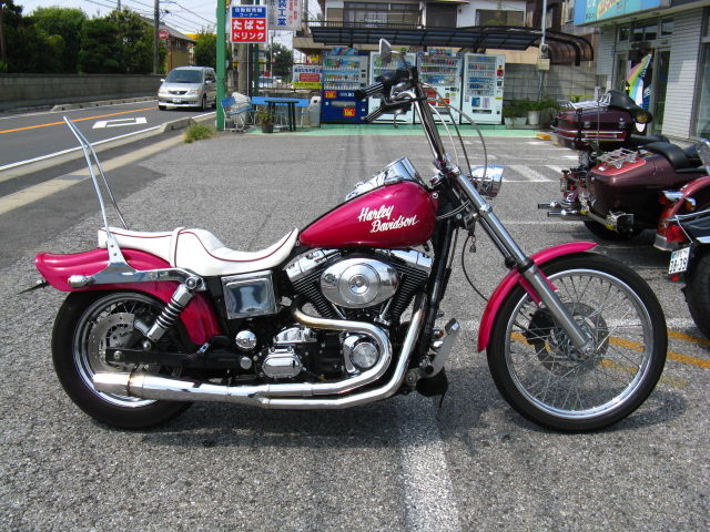 ハーレー2000yダイナFXDに付いていたシングルシート
